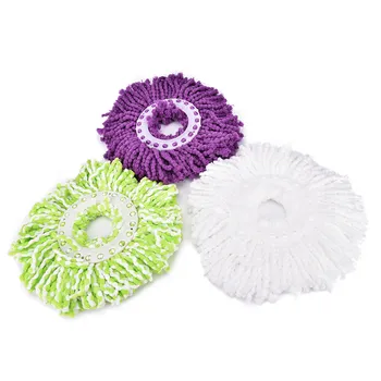 

1pc 360 Degree Replacement Microfiber Mop Head Refill For Magic Hurricane Spin Mop 3 Colors