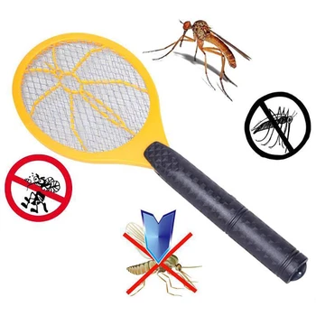 

Summer Mosquito Swatter Bug Zapper Cordless Battery Power Electric Fly Racket Insects Killer Home Bug Zappers