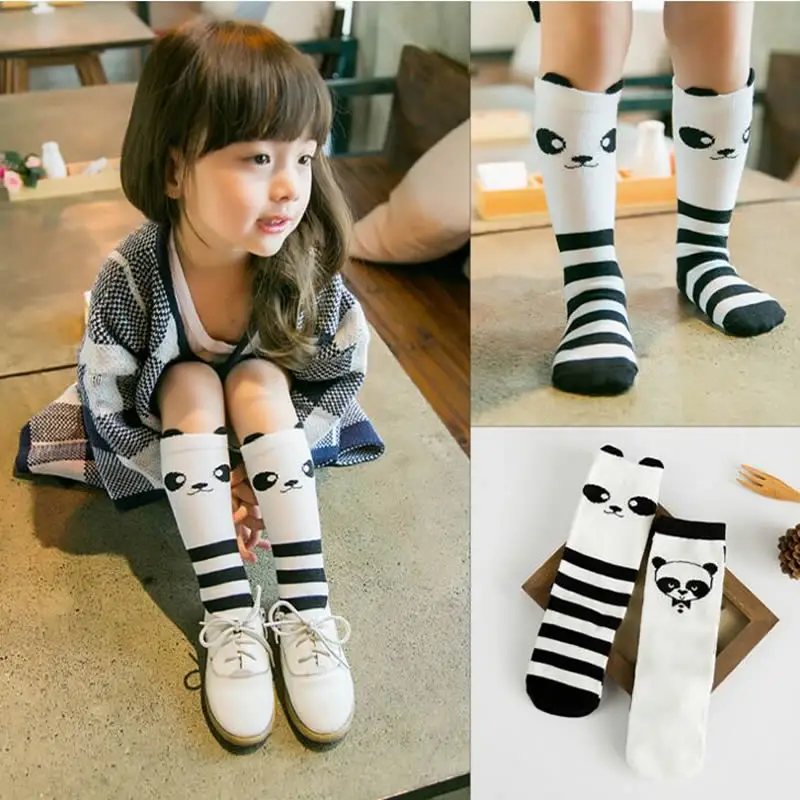 Cute Children's Socks Cotton Baby Girl Socks High Knee Toddler Boot