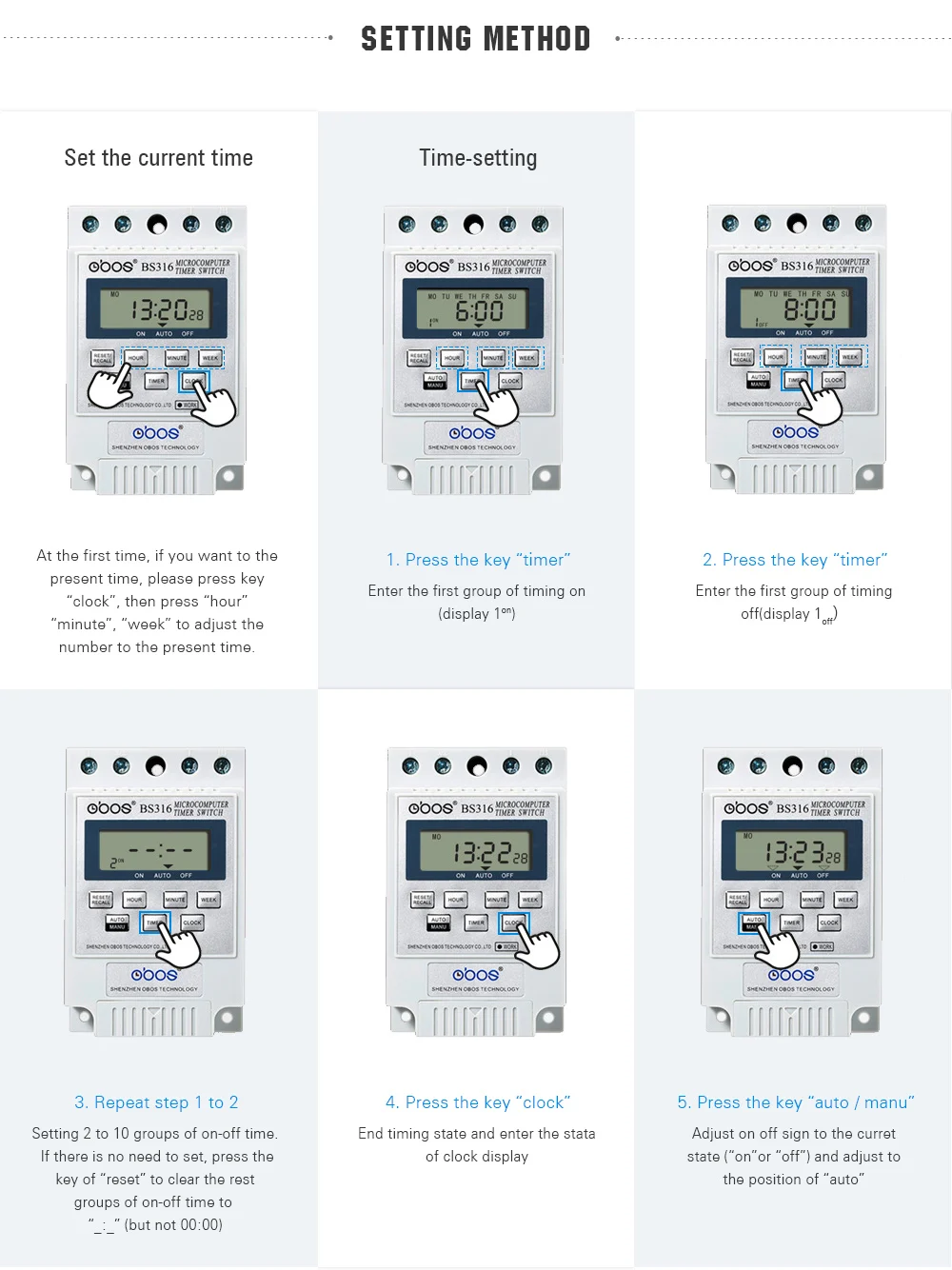 220v time relay