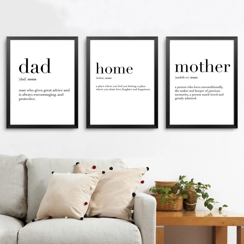 Coffee lover Definition Print Poster, Wall Art Minimalist Poster Home Decor