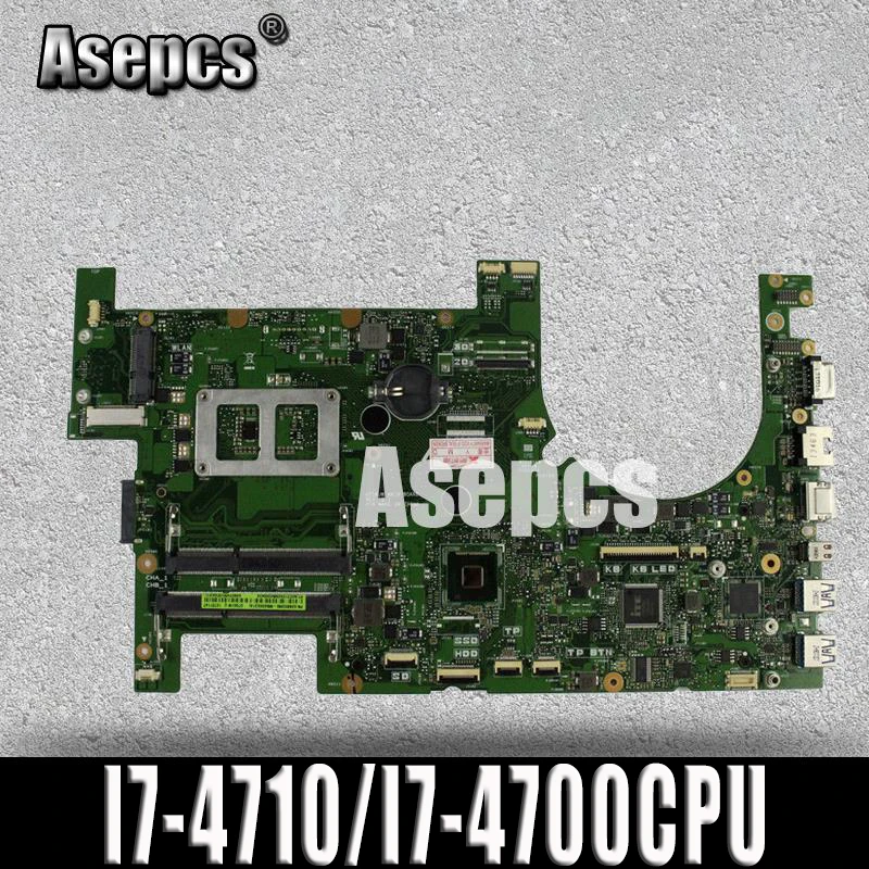Asepcs G750J على متن I7-4710HQ i7-4700CPU اللوحة ل ASUS G750JZ G750J G750JS اللوحة المحمول 60NB04K0 100% اختبار