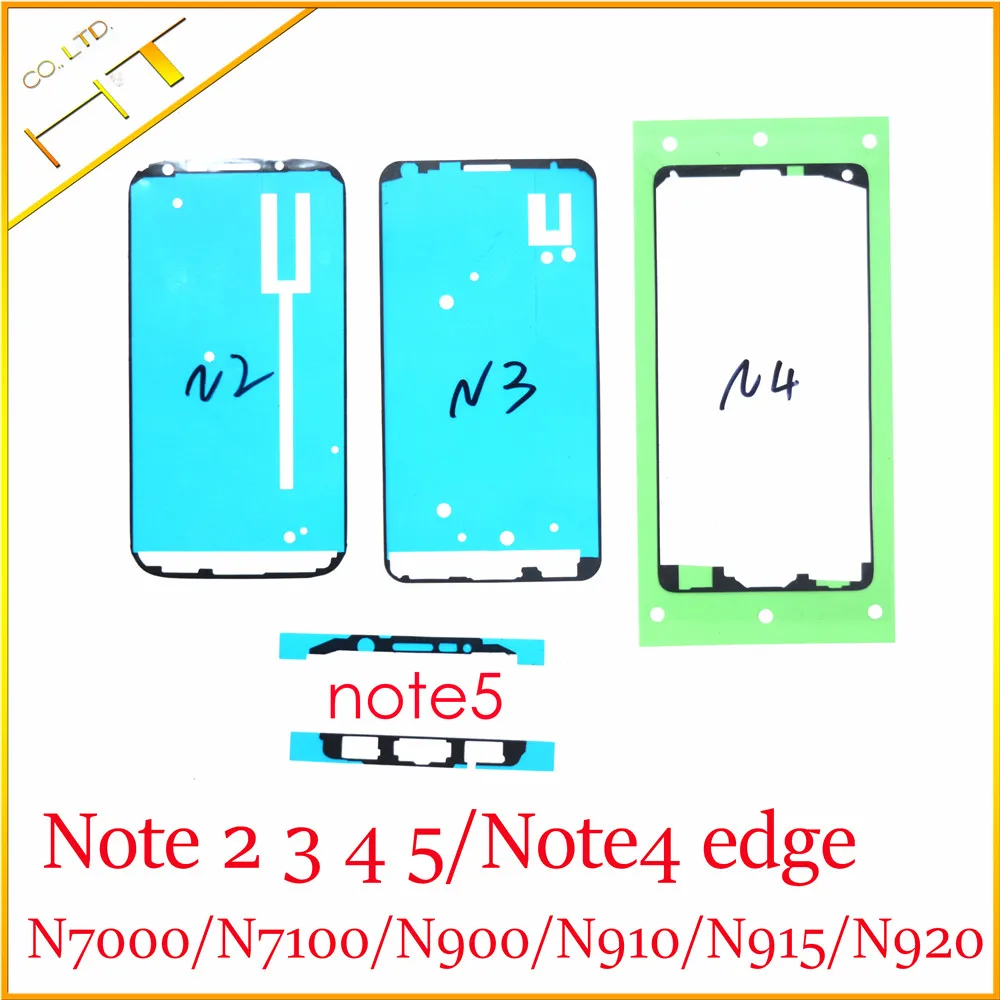 Наклейка на передний корпус ЖК-экрана для samsung Galaxy Note 2 3 4 5 8 edge N7100 N900 N910 N920 N915 N950 50