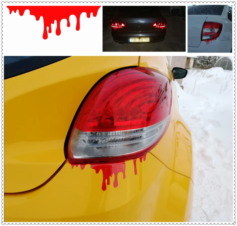 

Car home glass notebook personality sticker halloween horror blood drop for Opel Astra g/gtc/j/h Corsa Antara Meriva Zafira