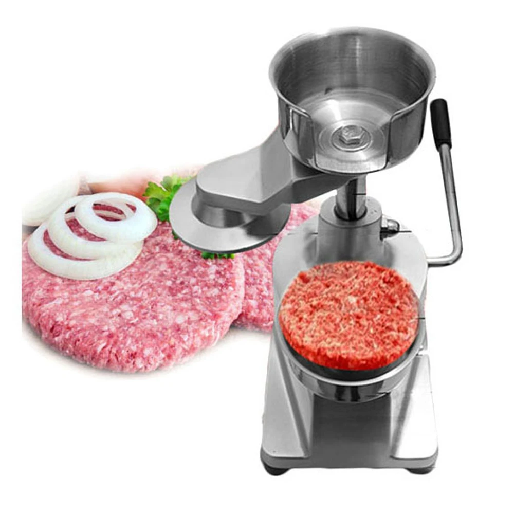 Manual Hamburger Press Burger Maker Machine Round Meat Shaping Aluminum Forming Burger Patty Meat Pie Maker Kitchen Tool