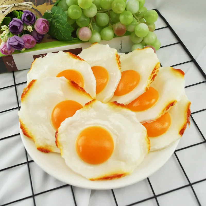 1 шт. забавные кухонные игрушки яйцо кухонная еда ролевая игра искусственные
