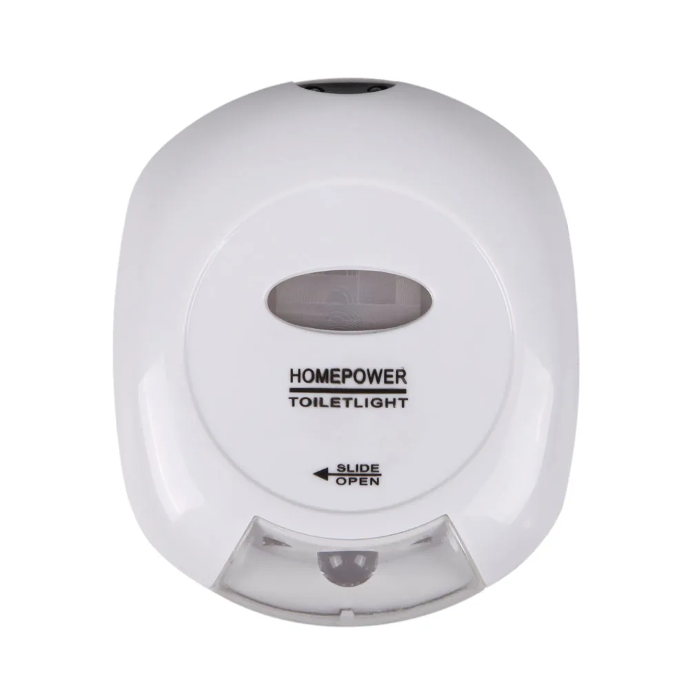 Bathroom Home LED Toilet Nightlight Motion Activated Light Sensor Night Light Red &Green Battery