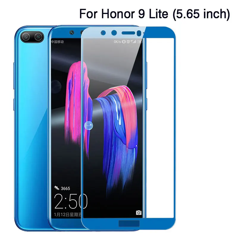 Honor 9 lite чехол Защитное стекло на honor 9 светильник для huawei honor 9 lite honer Защитная закаленная стеклянная пленка полное покрытие hono9 life