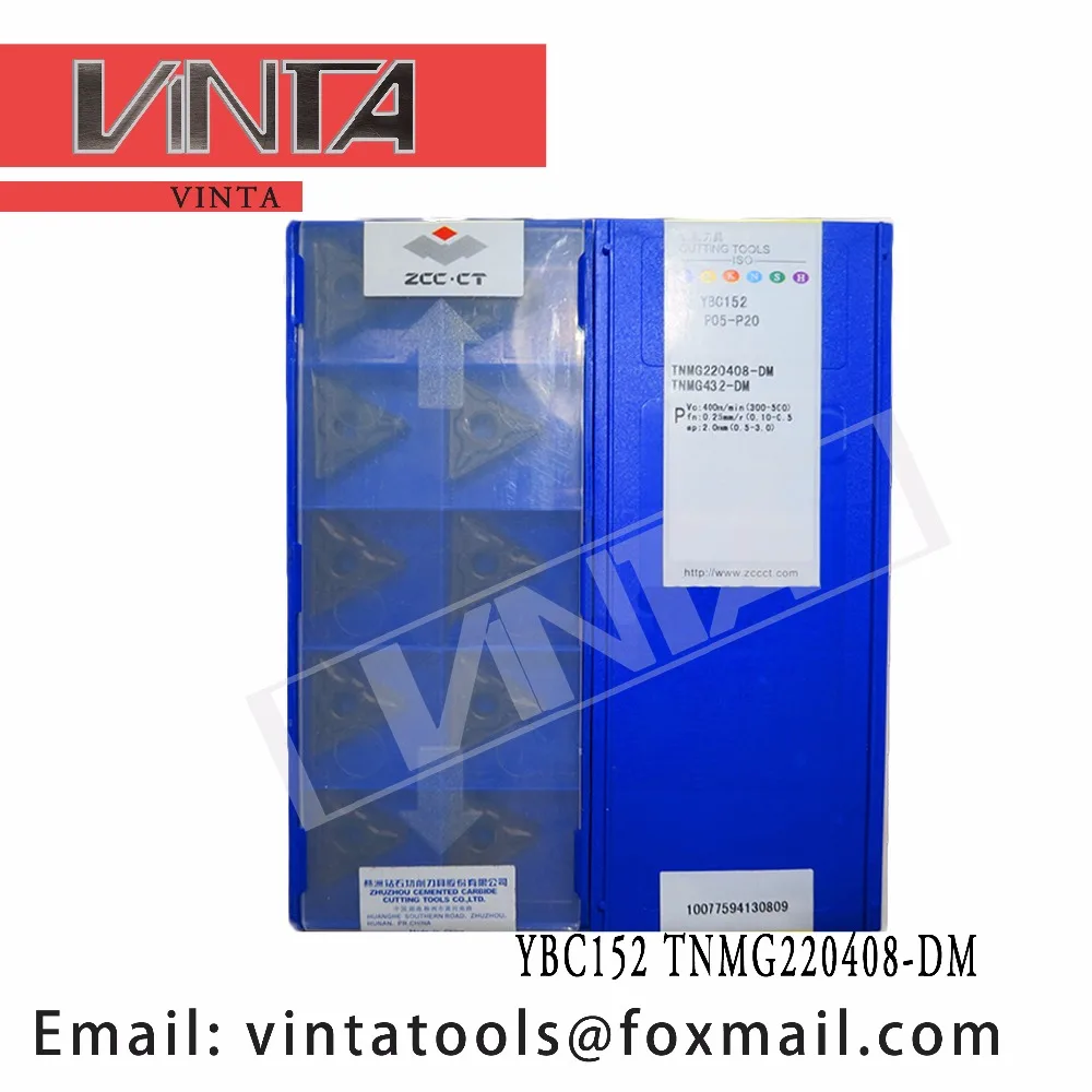 

high quality 10pcs/lots YBC152 YBC251 TNMG220408-DM cnc carbide turning inserts