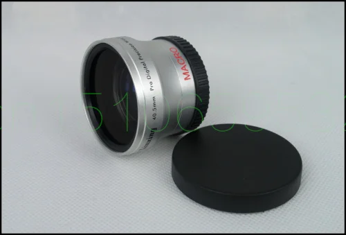 43 мм 0.45x широкоугольный + макрообъектив 0 45 Серебряный|conversion lens|0.45x wide anglewide conversion