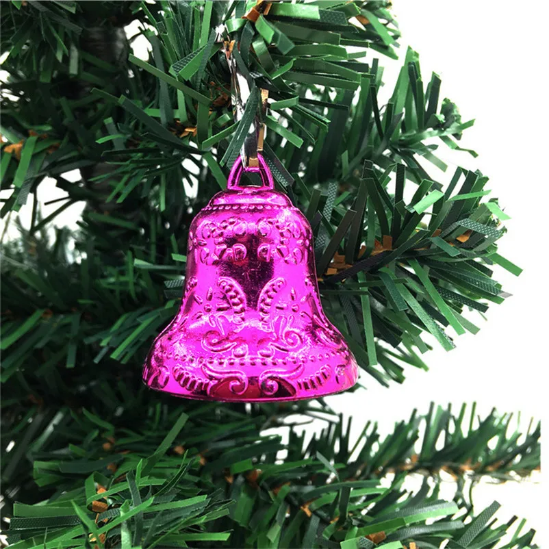 6Pcs Christmas Bell Christmas Tree Ornaments Xmas Decorative Pendant Decor Ornaments christmas bells xmas tree decoration N07 (6)