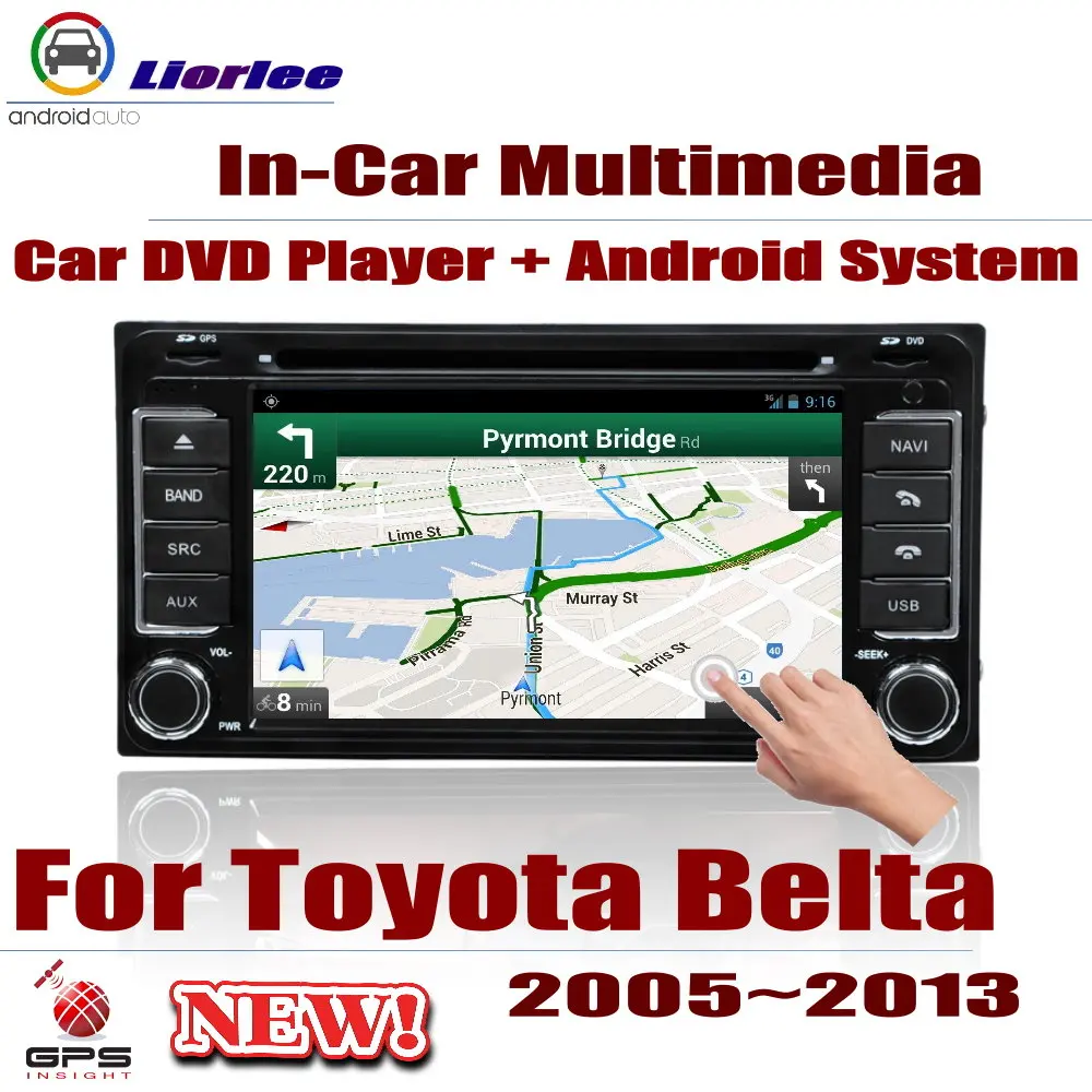 Clearance Car DVD Player For Toyota Belta Limo Vois Yaris 2005~2013 IPS LCD Screen GPS Navigation Android System Radio Audio Video Stereo 0