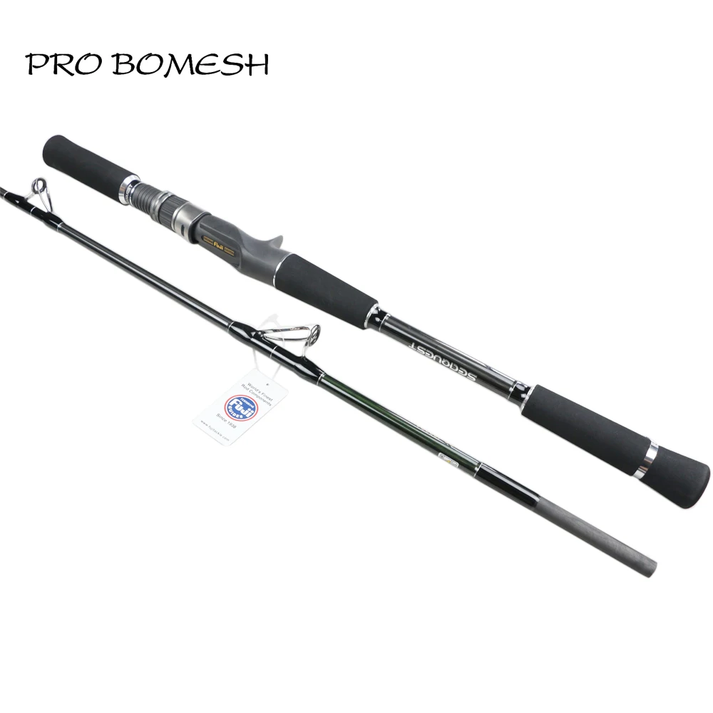 Pro Bomesh 1 комплект 8 м полный компоненты Fuji 2 секции вихревой шлифованный Карбон 50-80 #