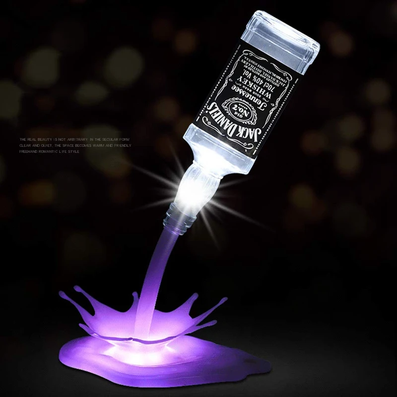 7 Colors LED Night Light Touch Switch 3D USB Power Bottle Lamp Bar Party LED Bottle Pour Wine Home Decoration Bedside Lighting (4)