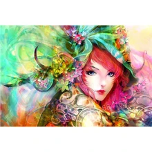5D DIY Алмазная вышивка женщина алмазная живопись на заказ Вышивка крестиком полная квадратная Мозаика Украшение Искусство