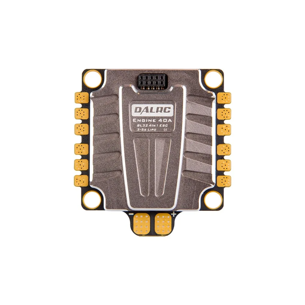 

DALRC ENGINE PRO 40A 4IN1 ESC 3-5S Blheli_32 4 in 1 ESC Brushless DSHOT1200 Ready w/ 5V BEC Updated Version 40A for Racing Drone