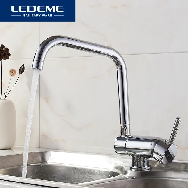 Best Price LEDEME Kitchen Faucet Deck Mounted Mixer Tap 360 Degree Rotation with Water Purification Features Mixer Tap Fashion New L4798 Best Price LEDEME Kitchen Faucet Deck Mounted Mixer Tap 360 Degree Rotation with Water Purification Features Mixer Tap Fashion New L4798