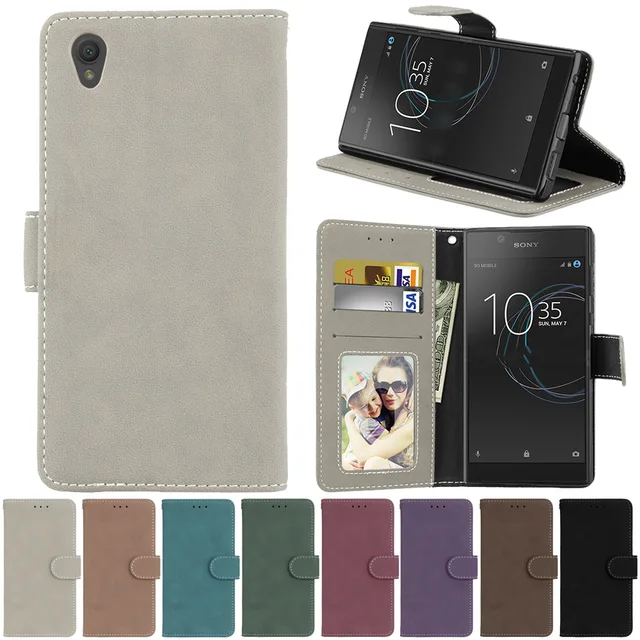 US $3.56 PU Leather Phone Cases For Sony Xperia L1 Sony L1 G3311 G3312 G3313 Sony Xperia E6 Dual 5.5 inch Co