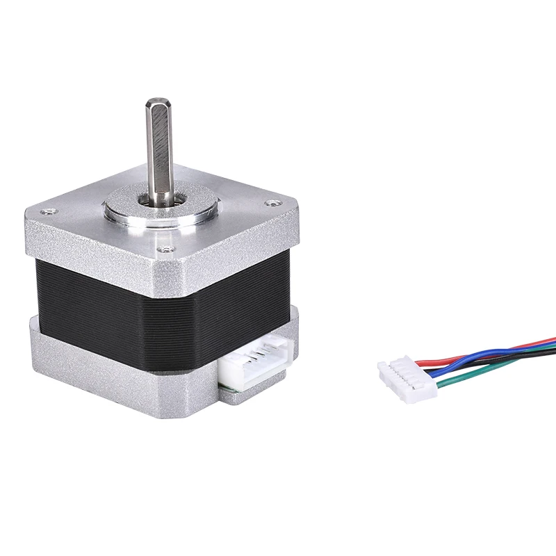 Motor de Passo Motor de 42 Cnc do Motor 1.33a para Impressora 3d para Cnc Stepper Comprimento 34mm Atual Xyz 5 Pcs Nema17 6 34mm Atual 1.33A para Impressora 3D para CNC XYZ