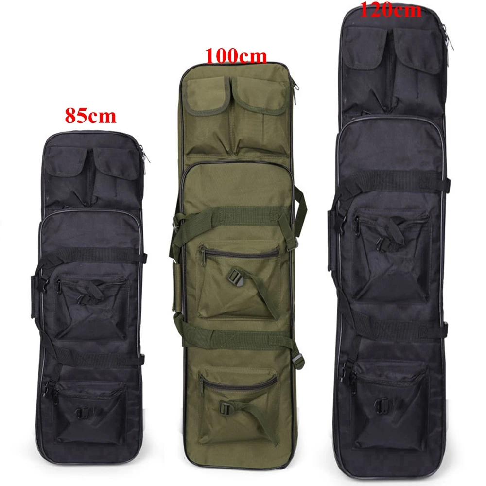 Военные Accessories85/100/120 см охотничий рюкзак страйкбол пистолет мешок квадратный армейский рюкзак черный зеленый цвет
