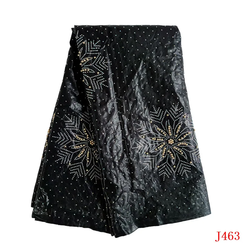 

2019 New Design Wax Lace Fabric Free Shipping Beaded African Lace Fabric Nigerian For Clothing Women/Men HA463
