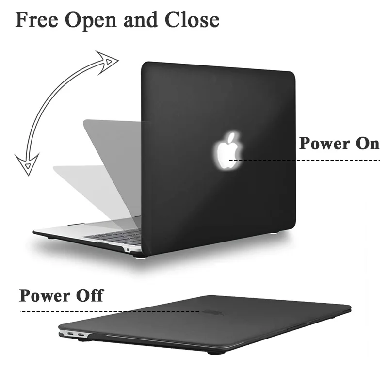 Матовый жесткий защитный чехол для ноутбука KK & LL + клавиатуры Apple MacBook Air Pro Retina 11 12