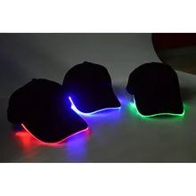 Mutifunctioanl взрослых светодиодное Освещение сцены представление вспышка Спортивная Кепка Кемпинг Велоспорт Бег выживания шляпа аксессуары
