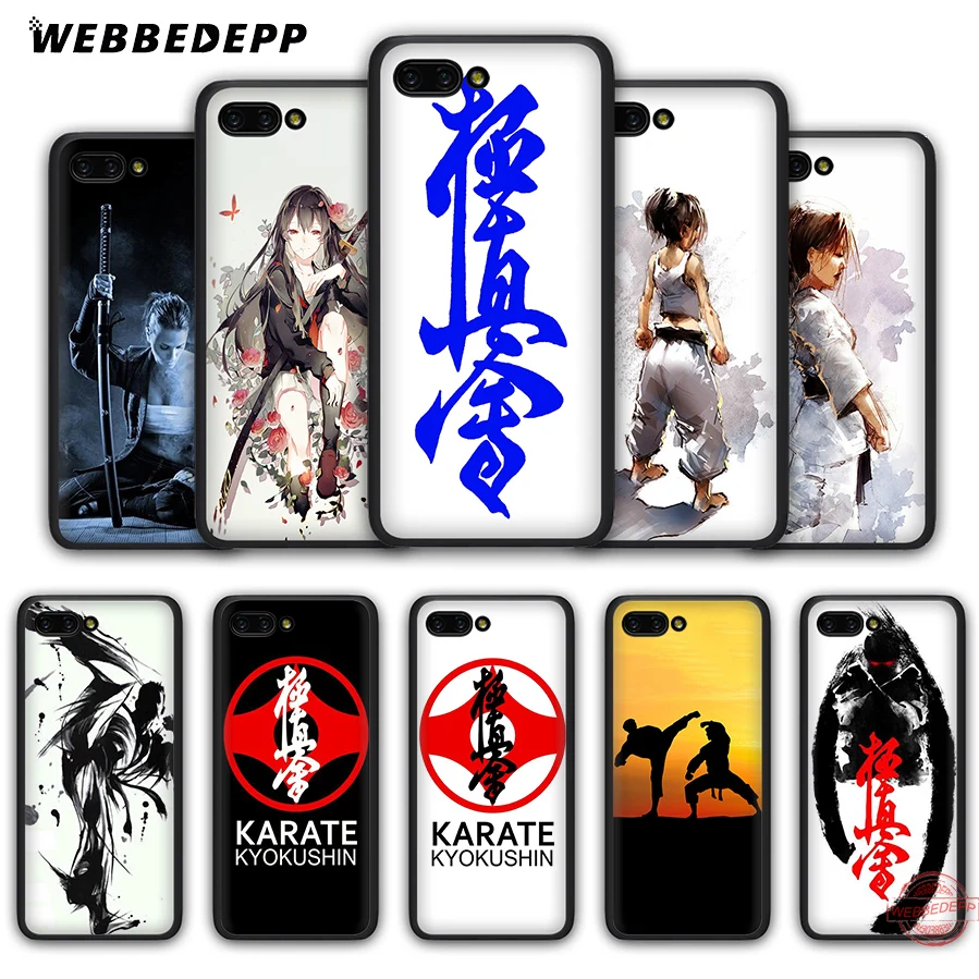 WEBBEDEPP Oyama Kyokushin Karate Soft Case for Honor 20 10 9 9X 8 Lite 8C 8X 7X 7C 7A 3GB 6A Pro View | Мобильные телефоны и