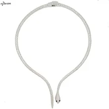 Чокер на шею змея Открыть Колье Колье Племенной Змея Колье Воротник Boho Колье Этнос Bijou Femme Feminino Nouveaute Colar