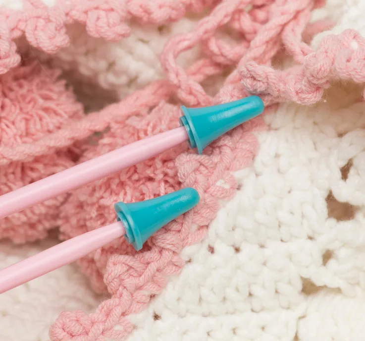 40pcs Rubber Knit Knitting Needles Point Protectors Stoppers Crochet