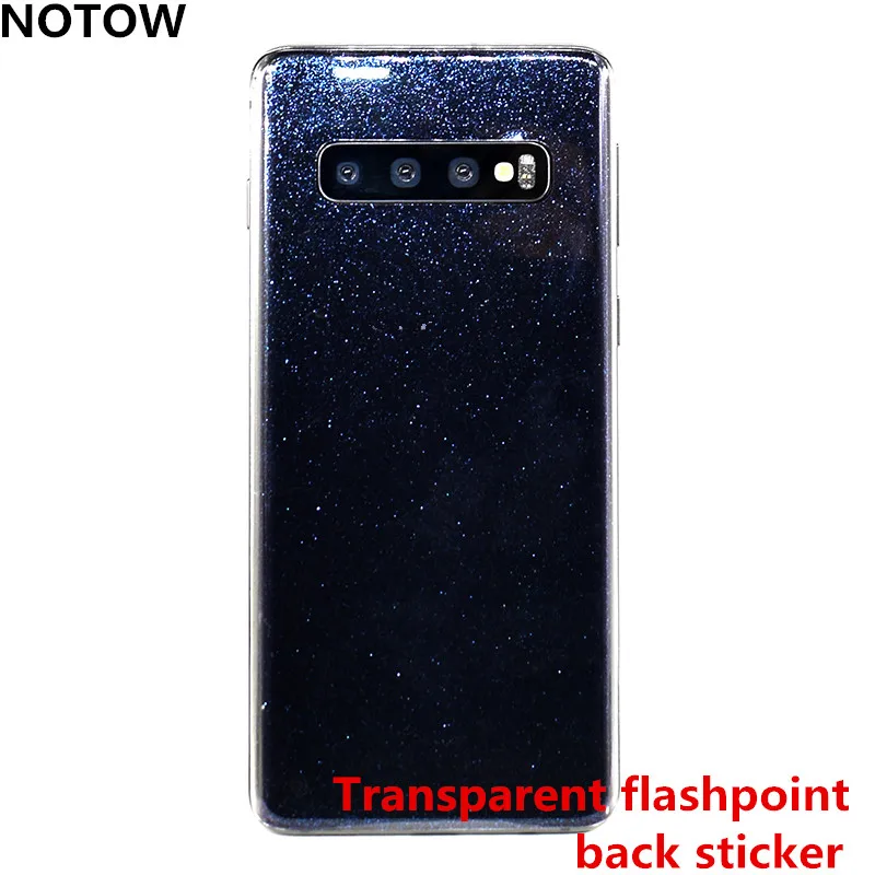 Модная прозрачная цветная пленка наклейка NOTOW aurora защитная для Samsung