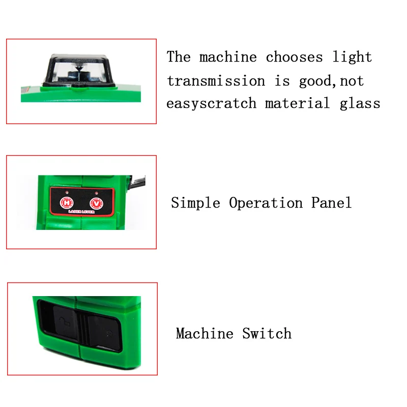 3D 12 линий зеленый лазерный нивелир самонивелирующийся 360 горизонтальный и вертикальный крест супер мощные лазерные линии