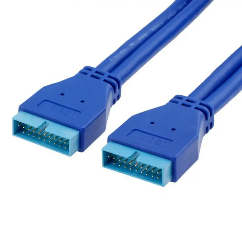 USB 3.0 Motherboard Header 20pin Connector Male to Male Cable 50CM in