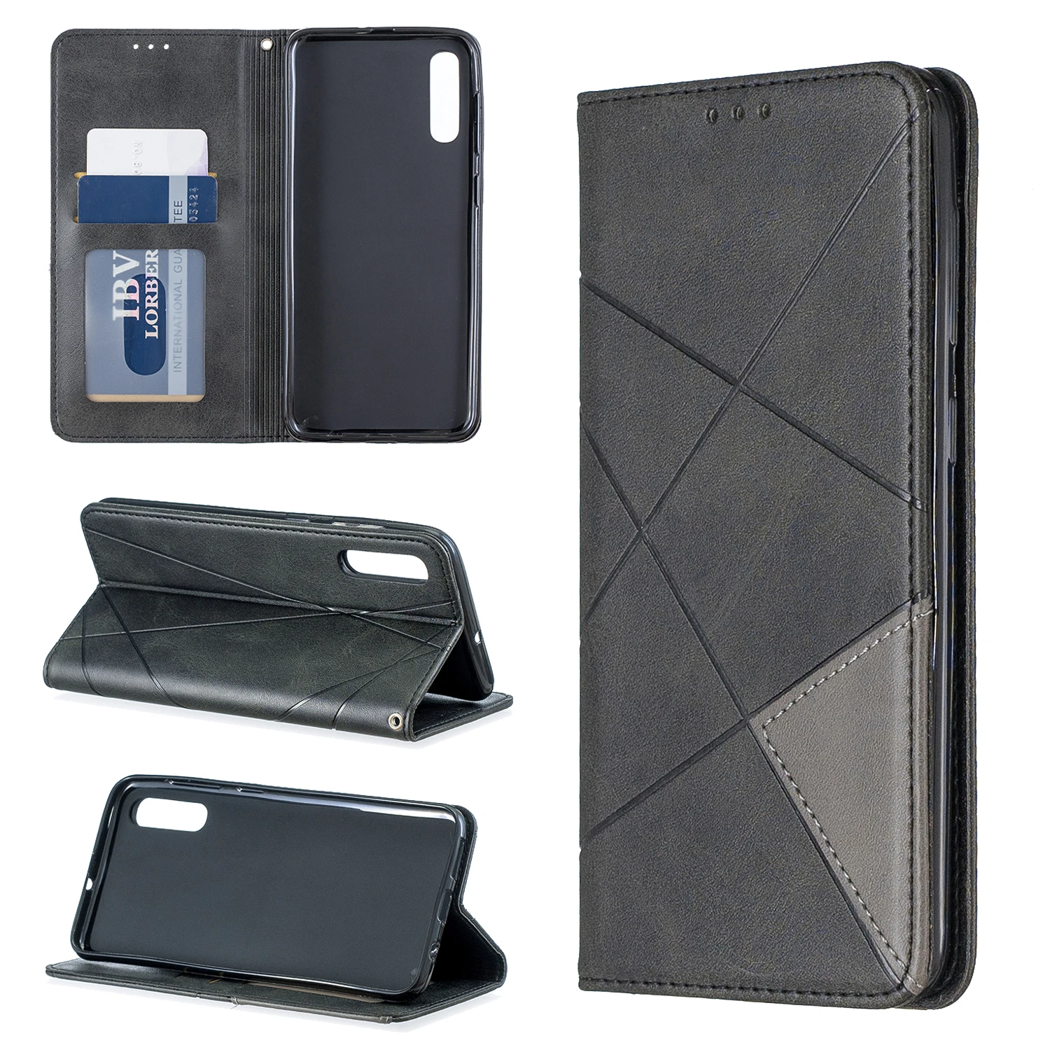

Wallet Leather Flip Case For Samsung Galaxy J4 J6 Plus S9 S10 Plus S10E Note 10 A50 A70 A10 A20 E A40 Phone Case Cover Coque