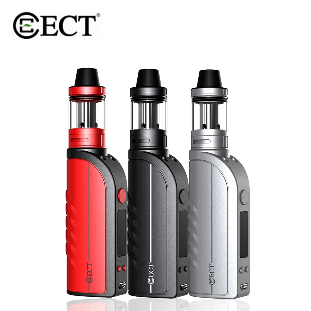 

Original ECT B50TC 50W Mod Kit Temperature Control 2200mAh Battery Electronic Cigarette Vaper Kit 510 Thread Metal Starter Kit