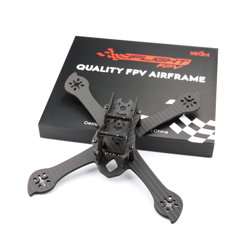 

Iflight Transframe X5 220mm 3k Carbon fiber Frame Kit for DIY FPV Racing Drone compatible dalprop 5045 5050 propeller