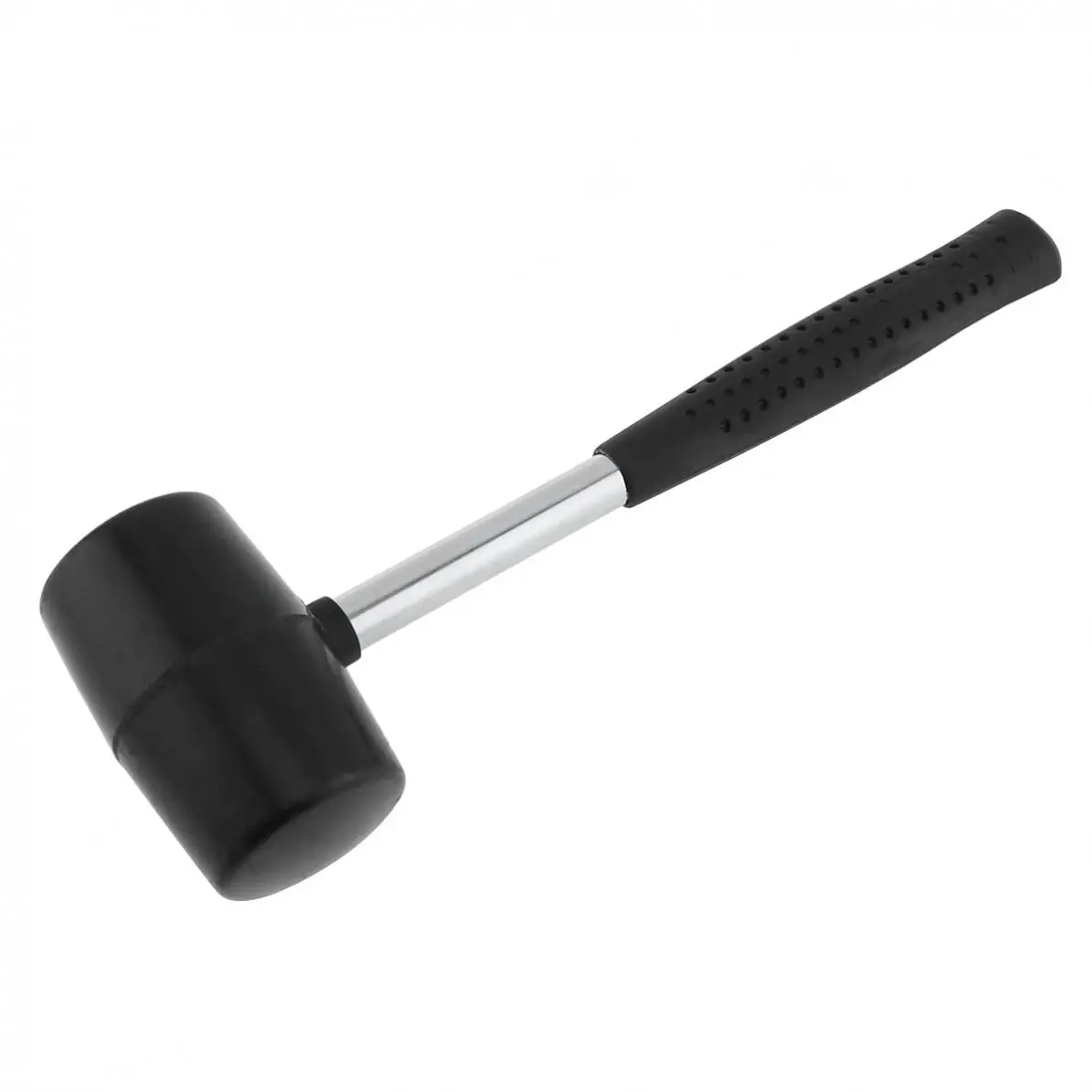 Не эластичный черный резиновый молоток износостойкий плиточный молоток с круглой головкой и нескользящей ручкой ручной инструмент «сделай сам»