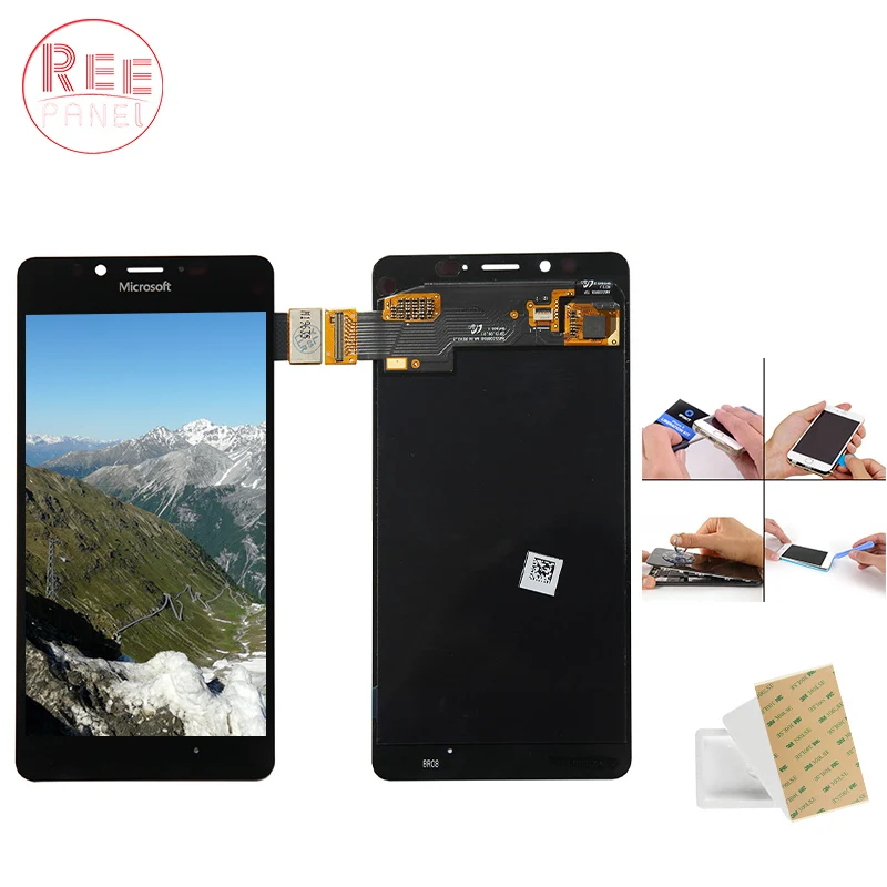 

ORIGINAL For Nokia Lumia 950 RM-1104 RM-1118 LCD Display+Touch Screen Digitizer Assembly+Frame Replacement Parts FREE SHIPPING