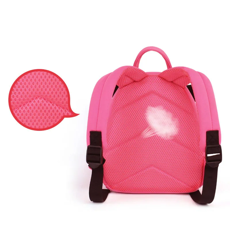 NOHOO 3D Animals Printing School Backpacks for Children Waterproof Cartoon Kids School Bags for Girls Mochila Escolar Toddler's (3)