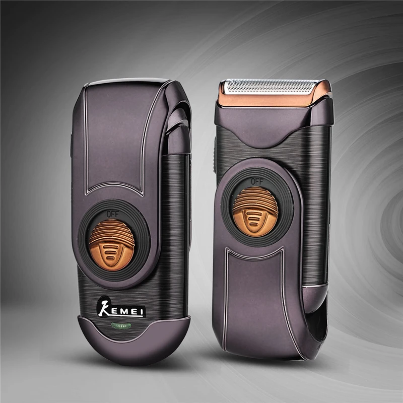 Kemei Single One Blade Head Electric Shavers For Men Face Hair Remover