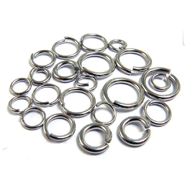 

1000Pcs Pack Stainless Steel Jump Rings Top Quality S.Steel Material Sawing Jumpring Bulk Packing, Many Sizes, Jewelry DIY Must.