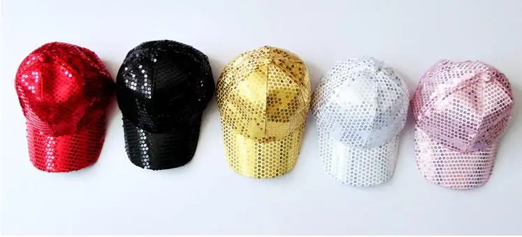 Бейсболка с блестками для взрослых и детей регулируемая|gift gifts|gift christmasgifts hats |