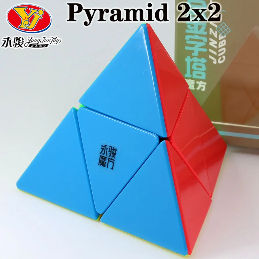 Hot Smooth Pyraminx Triangle Twist Cube Magic Educational Toys Pyramid Cube Gift 