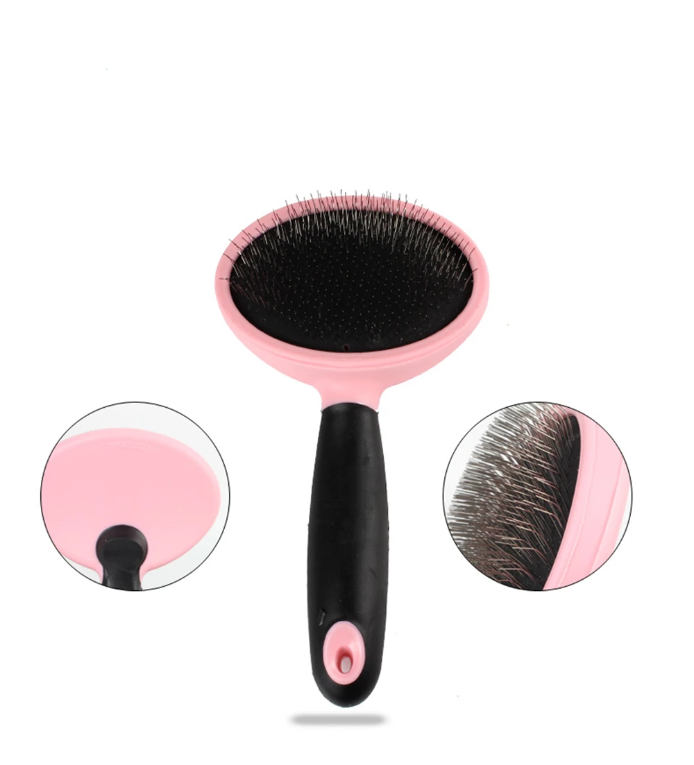 Wire Pin Brush for Pets Pet Fur Grooming Shedding Brush Comb Rake Dog