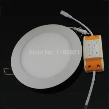 

12W AC 86-265V 5630 SMD led Panel Light 1200LM Round LED Ceiling Wall Light Recessed Downlight Warm white Cool White