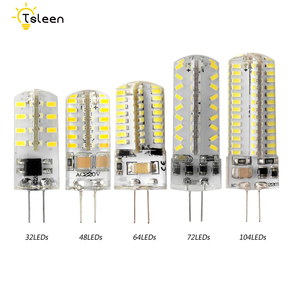

AC 220V G4 Mini LED Lights For Home Led G4 12v AC&DC 3014 2835 5730 COB Lamparas Led Light Bulb Lighting Spotlight