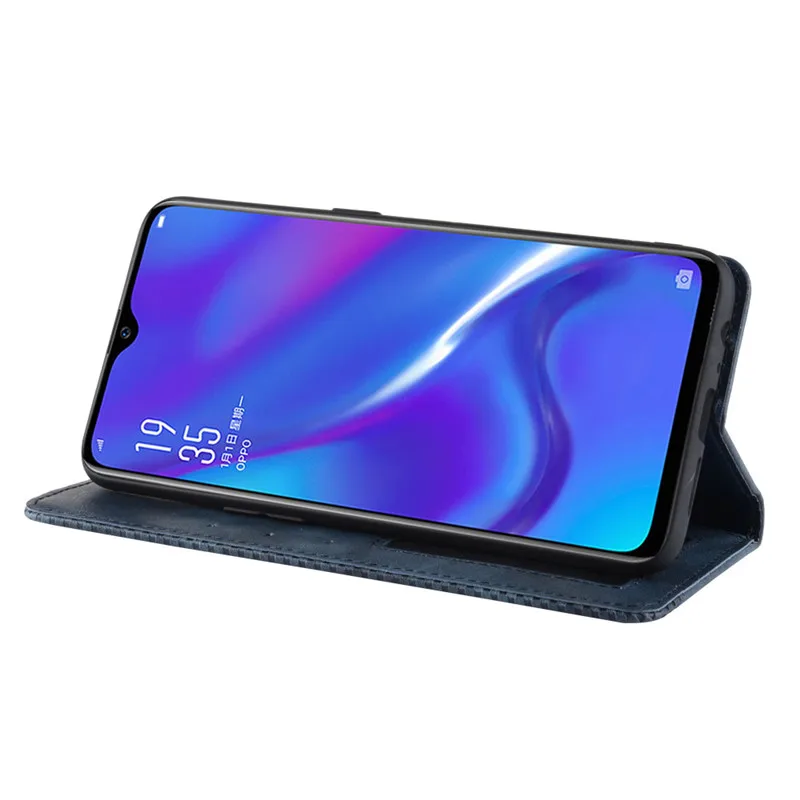 OPPO RX17 Neo 케이스 지갑 카드 스탠드용 플립 커버, OPPO RX17 Neo CPH1893 OPPO RX 17 RX17Neo 전화 케이스용 마그네틱 북 커버