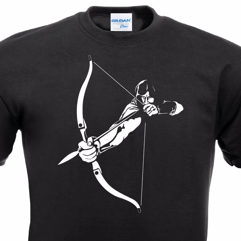 Print Casual Summer Casuals Shirts Tee Shirt Arrow Bow Archer Arrow Bow