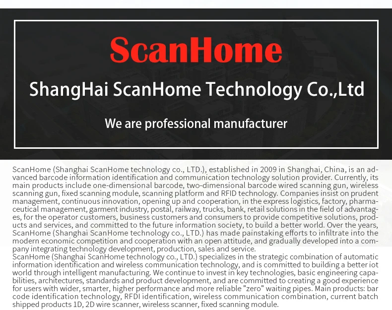 Scanner de Código de Barras sem Fio Remoto com Armazenamento Scanhome Pdf417 Código Handheld Barcorde Leitor 100 Metros Sh-4620 1d - 2d qr 21 China barcode scanner Suppliers