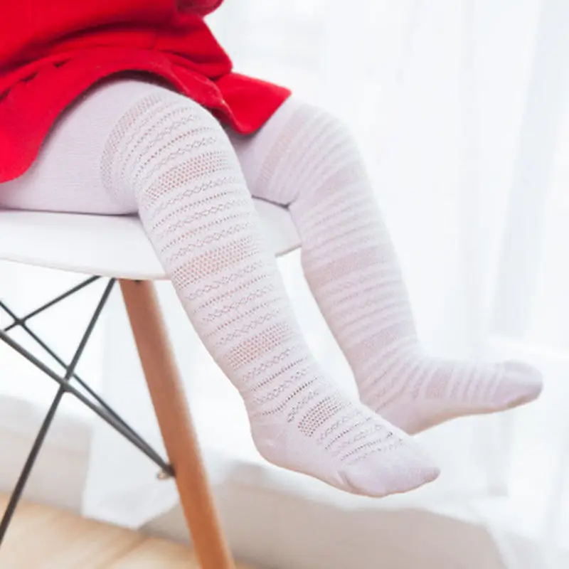 Newborn Baby Girls Soft Warm Winter Tights Stocking Cotton Toddler Full  Length 